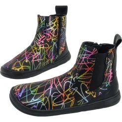 Fare Bare ~ Chelsea Boot ~ Schwarz Metallic