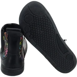 Fare Bare ~ Chelsea Boot ~ Schwarz Metallic