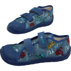 Fare Bare |vA ~ LowCut Leder & Canvas ~ Dino Blau
