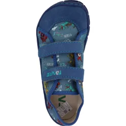Fare Bare |vA ~ LowCut Leder & Canvas ~ Dino Blau