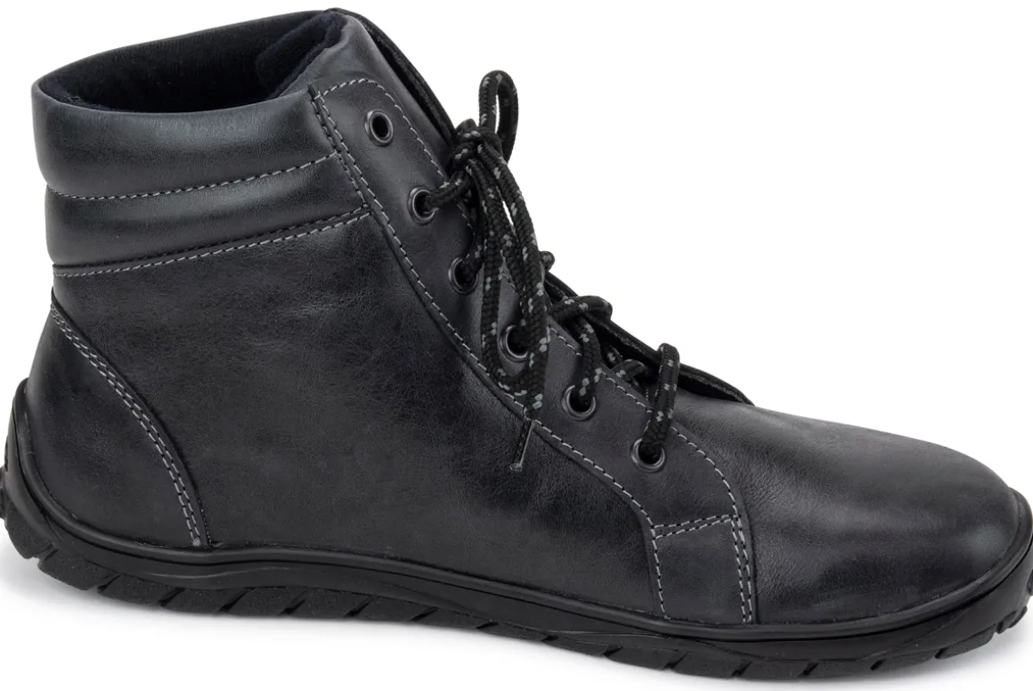 Fare Bare |vB ~ HighCut Leder Schnürer ~ Schwarz