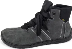 Fare Bare |vB ~ MidCut Schnürer Leder + TEX ~ Grau