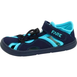 Fare Bare ~ (W) Textil Sandale ~ Blau
