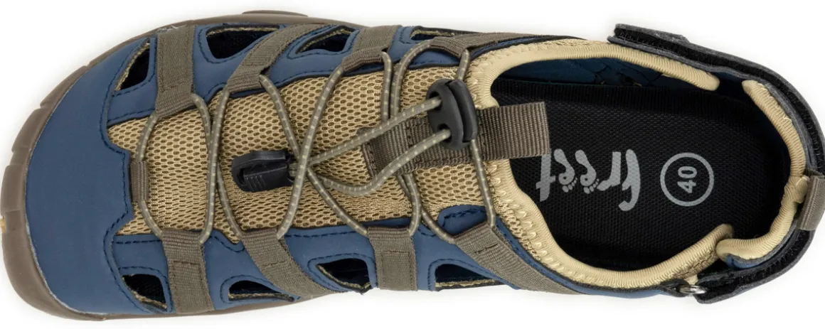 freet GripPlus ~ Zennor Sandale ~ Braun/Blau