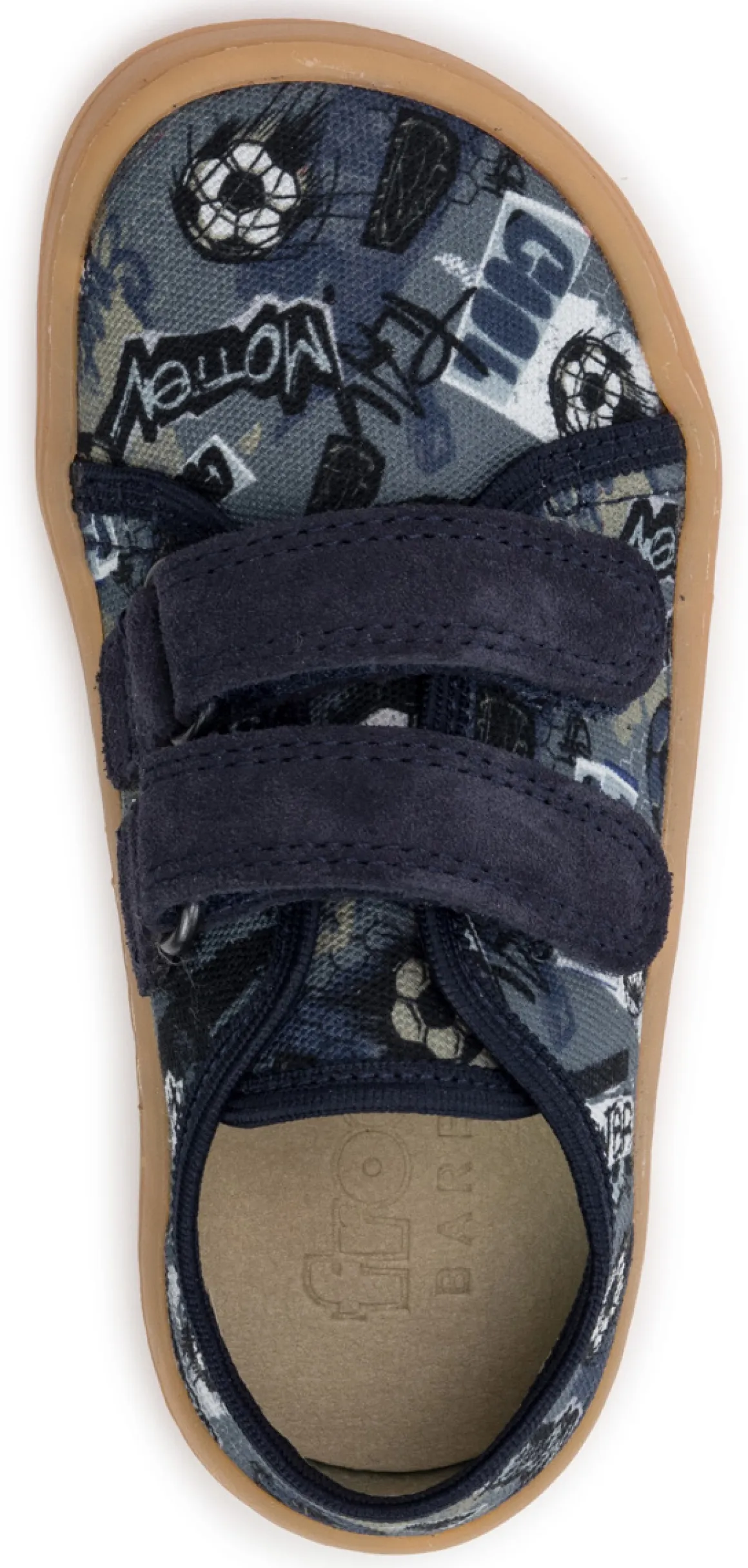 Froddo ~ LowCut Canvas ~ Grey Blue / Football