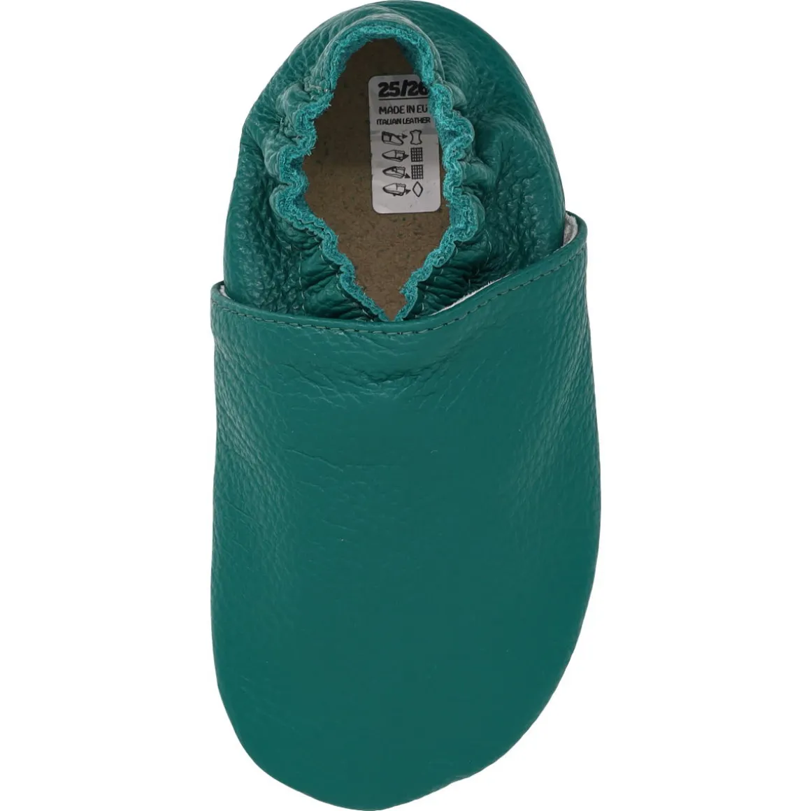 Funky Monkey ~ Leder Hausschuh ~ Avocado