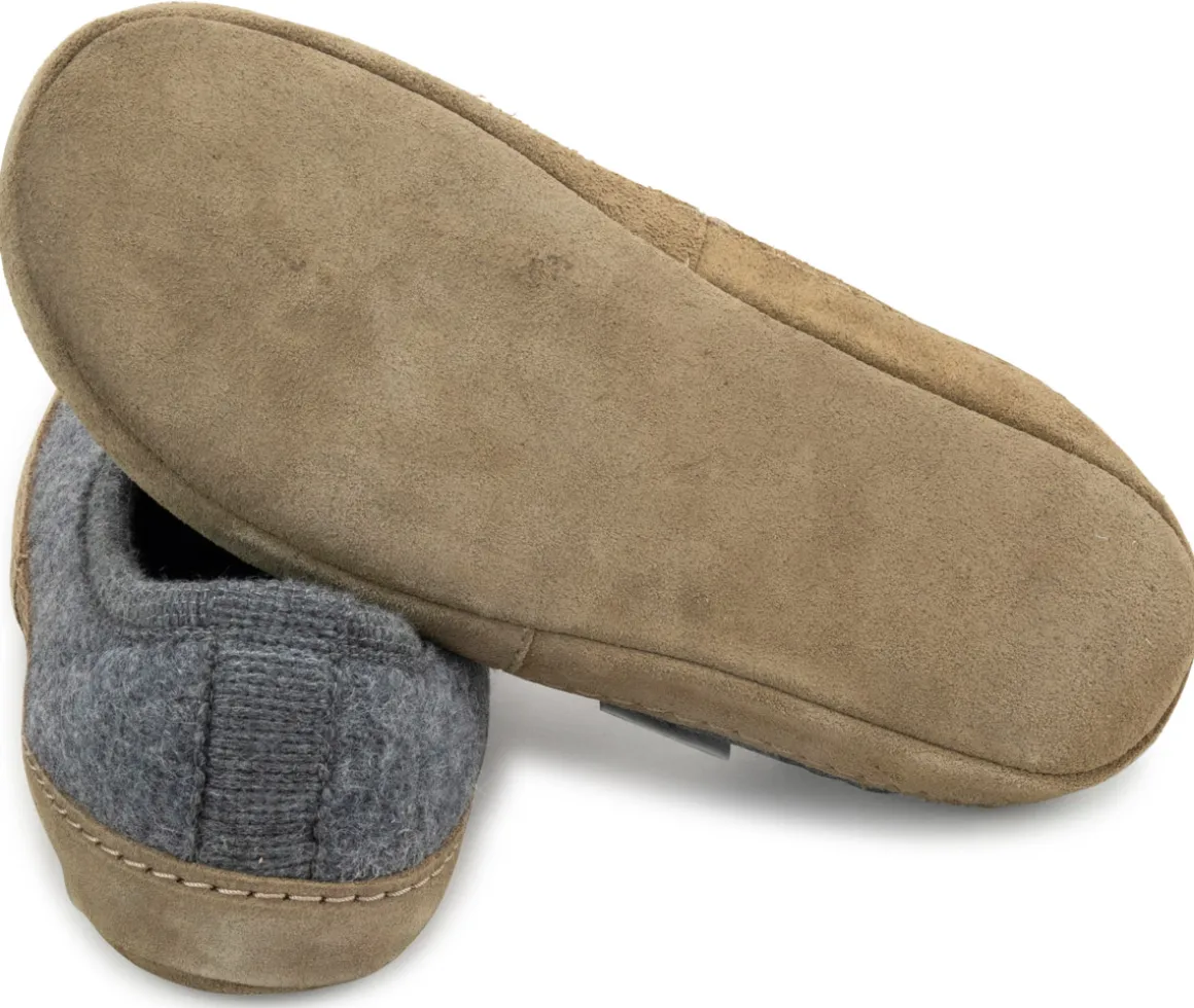 Gottstein ~ Cheyenne Wool Slipper ~ Grey