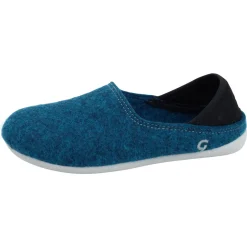 Gottstein Kids ~ Wool Slip-On ~ Petrol/Grey