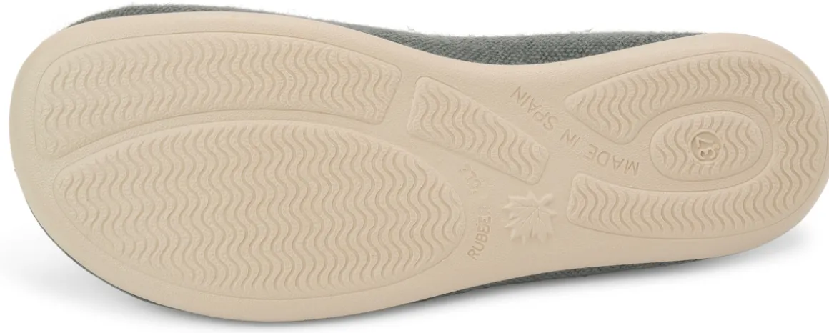 Gottstein ~ Leinen Slipper Slip-On Vegan ~ grün