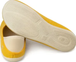 Gottstein ~ Leinen Slipper Slip-On Vegan ~ Gelb