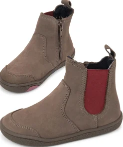 Groundies Kids ~ Everyday Chelsea GK2 ~ Taupe/Red