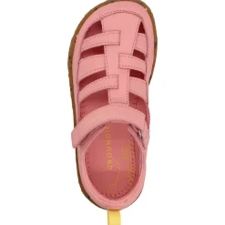 Groundies Kids ~ Noto 2.0 Sandale Leder ~ Rouge/Lemon Cream