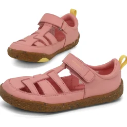 Groundies Kids ~ Noto 2.0 Sandale Leder ~ Rouge/Lemon Cream