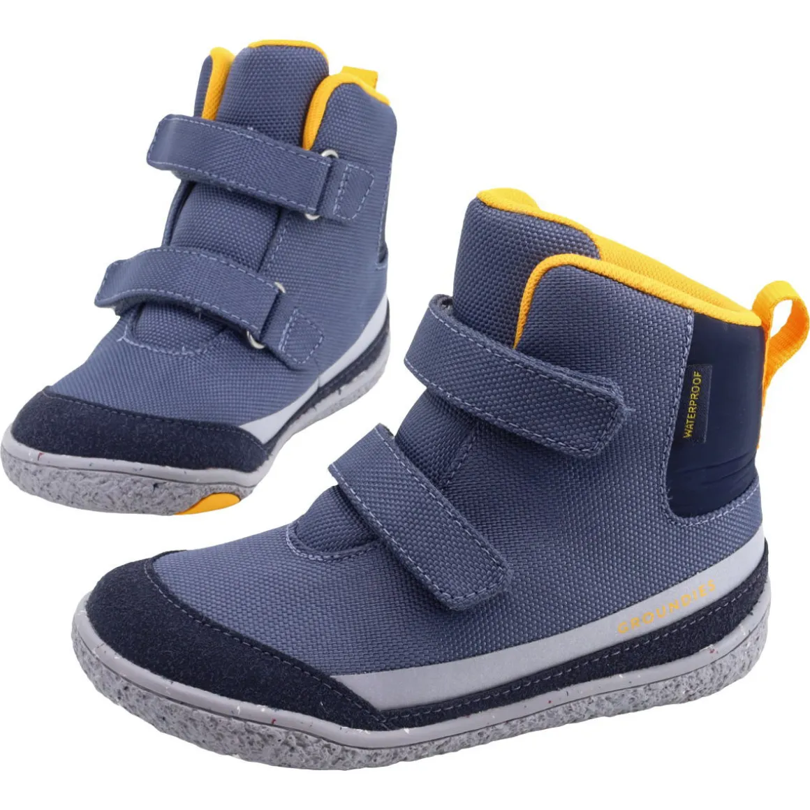 Groundies Kids ~ Ottawa Winterstiefel GK3 ~ Navy/Yellow