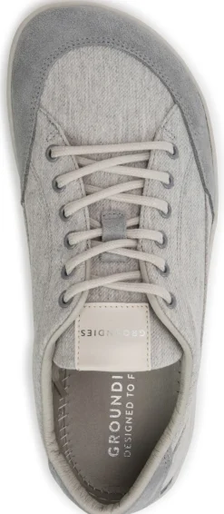 Groundies ~ (W) Amsterdam LowCut Sneaker GO1+ ~ Light Grey