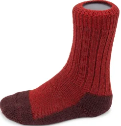 Hirsch Natur Kids ~ Trekking-Socke ~ mohn/andorra