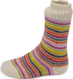 Hirsch Natur Kids ~ Vollplüsch-Socke ~ Ringel Natur