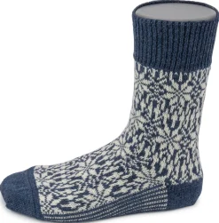 Hirsch Natur ~ Sternensocke ~ jeans/natur