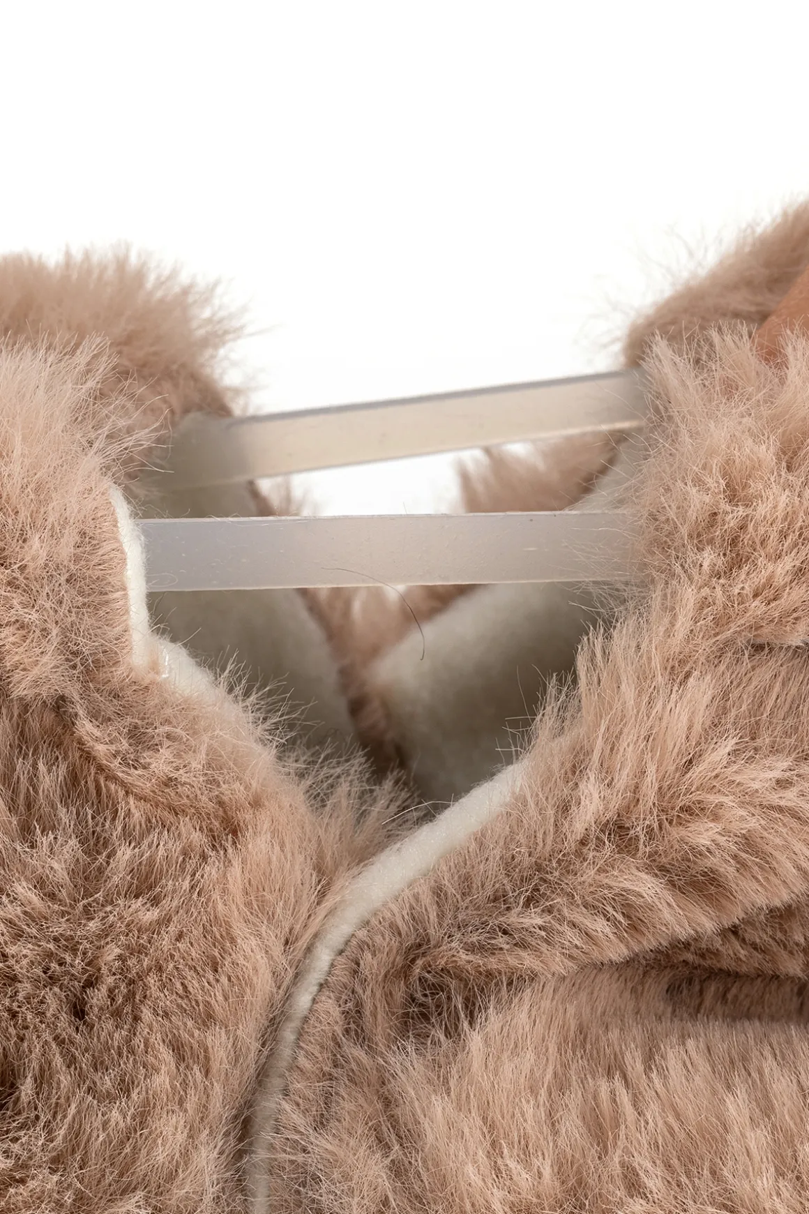 HopFrög ~ Furry Furry Hausschuh ~ Beige