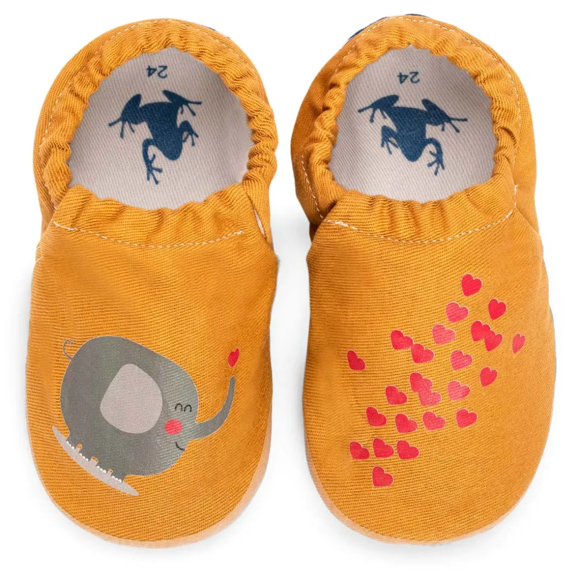 HopFrög ~ Smart Booties Hyper Hausschuh ~ Elephant Yellow