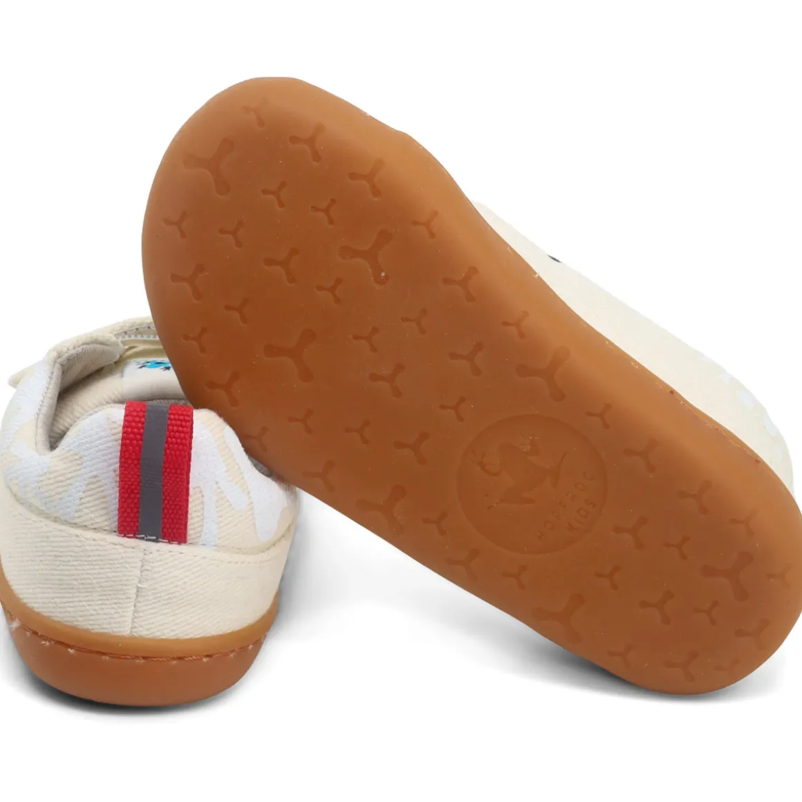 HopFrög ~ Smart Walker Canvas Play Sneaker ~ Off White