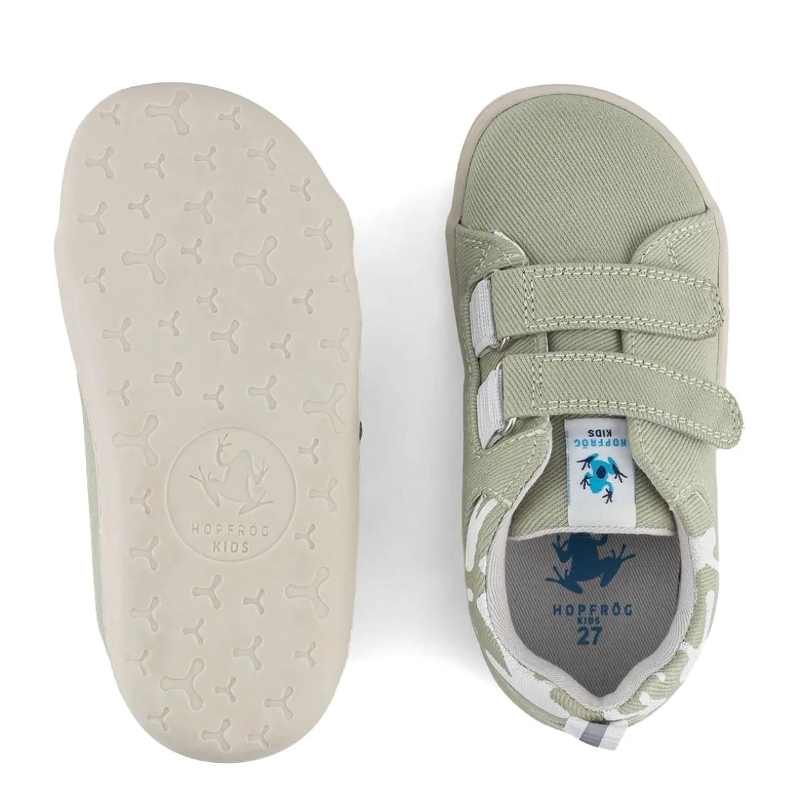 HopFrög ~ Smart Walker Canvas Sneaker ~ Sea Green