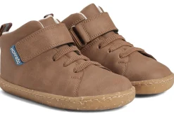 HopFrög ~ Smart Walker HighTop Sneaker Vegan ~ Brown Oak
