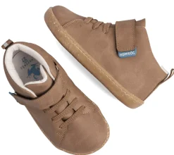 HopFrög ~ Smart Walker HighTop Sneaker Vegan ~ Brown Oak