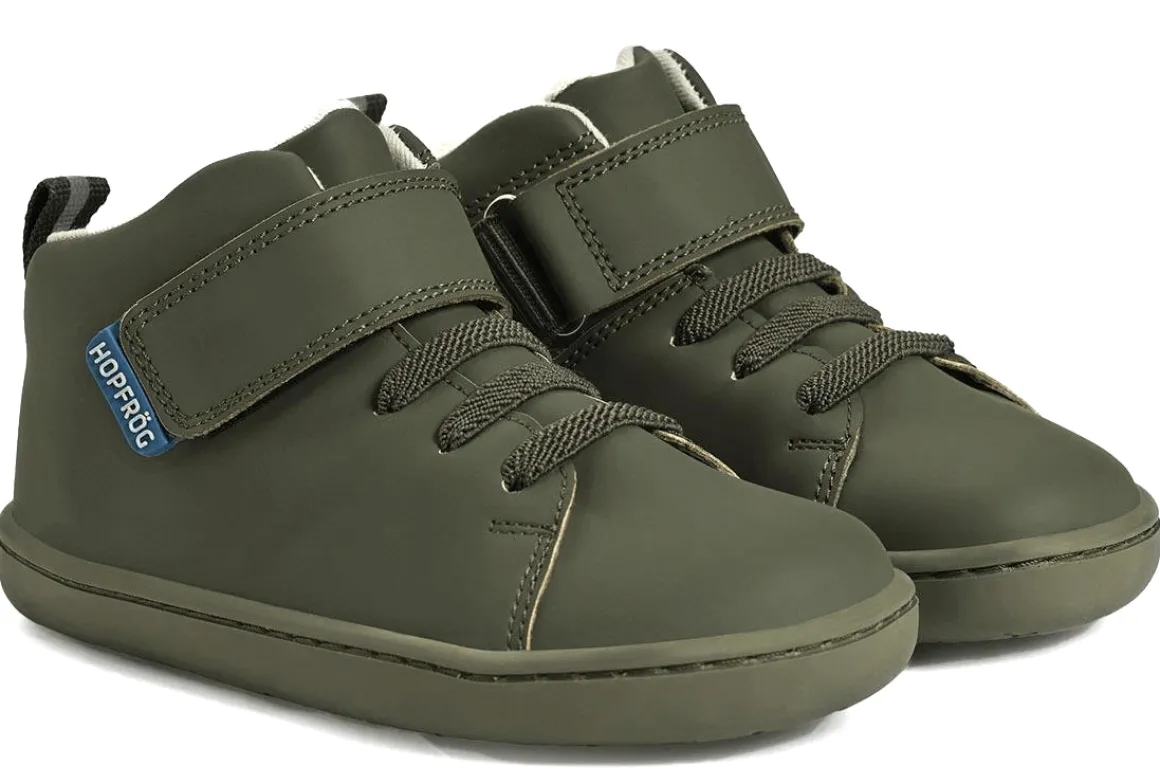 HopFrög ~ Smart Walker HighTop Sneaker Vegan ~ Khaki
