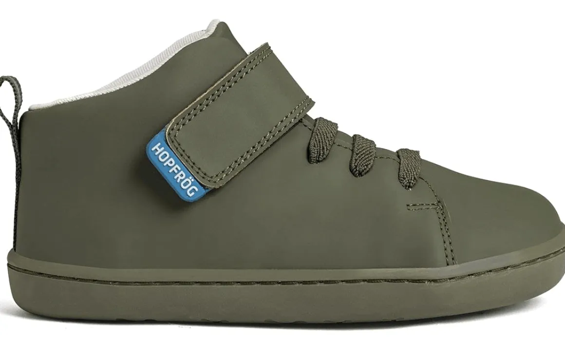 HopFrög ~ Smart Walker HighTop Sneaker Vegan ~ Khaki