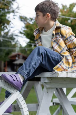 HopFrög ~ Smart Walker Junior Sneaker Vegan ~ Purple Light