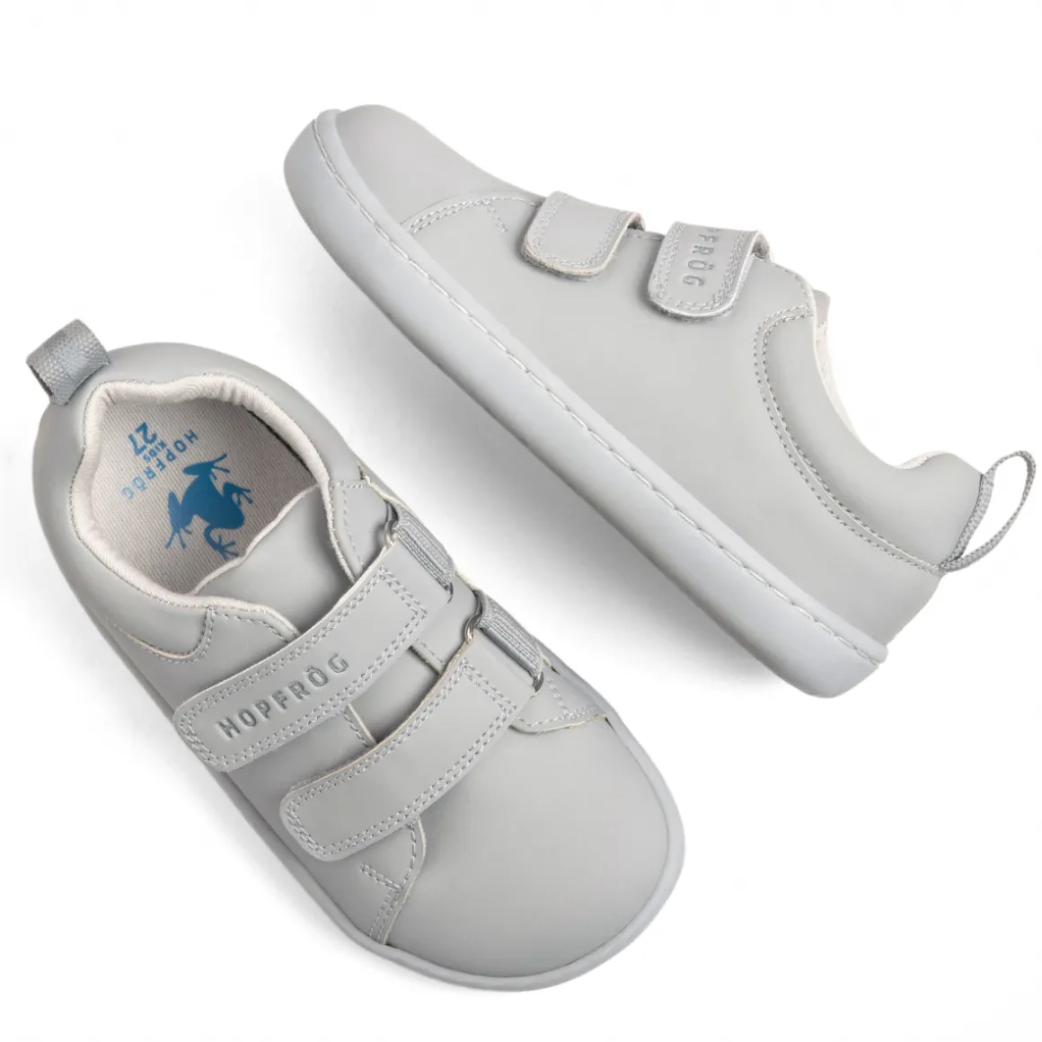 HopFrög ~ Smart Walker Junior Sneaker Vegan ~ Cool Gray