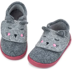 Igor ~ Homie Fleece Hausschuh ~ Katze Grau