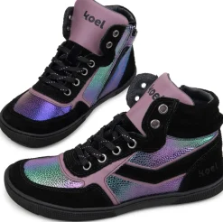 Koel bare ~ Danish MidCut Sneaker ~ Purple Rainbow