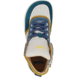 Koel bare ~ Danish MidCut Sneaker ~ Yellow/Blue