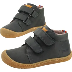 Koel bare ~ Don MidCut Klettschuh Wollfleece ~ Dark Grey