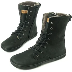 Koel bare |mid ~ Faro Schnürstiefel Winter ~ Black