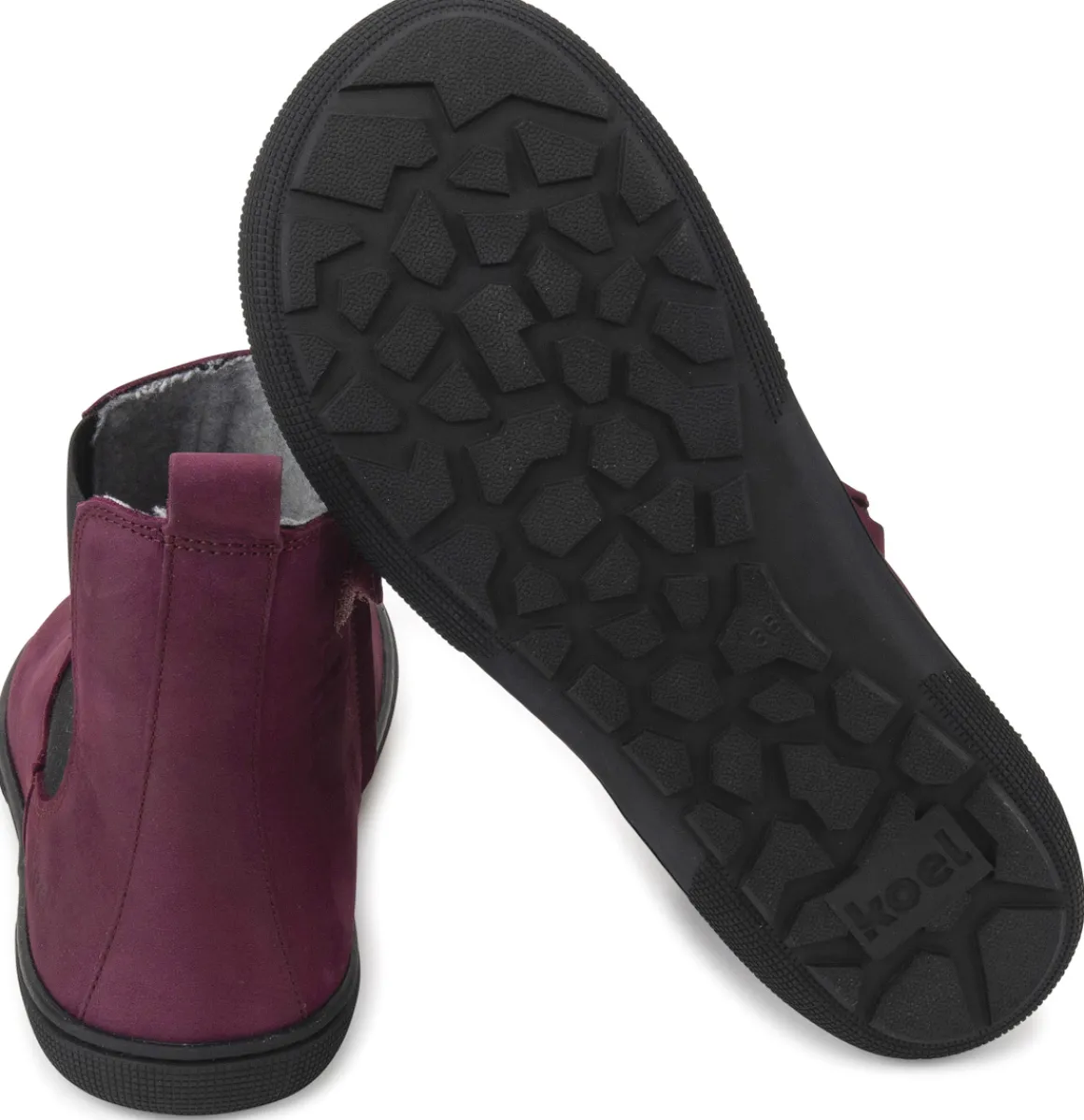 Koel bare |mid ~ Filas Chelsea Boot Wollfleece ~ Bordeaux