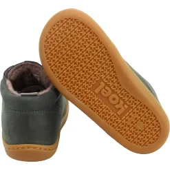 Koel classic ~ Ben MidCut Schnürschuh Wollfleece ~ Dark Grey