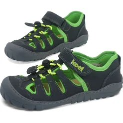Koel Santi |kid ~ Madison Vegane Sandale ~ Dark Grey