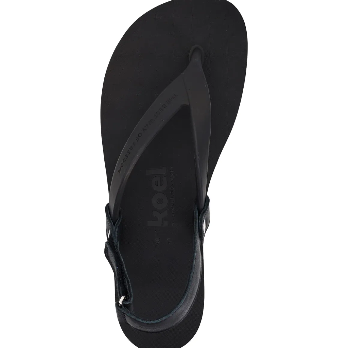 Koel ~ Wave Flip-Flops ~ Black