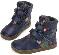 LANG.S Kids ~ Geo Boot Vegan Winter + Tex ~ Blue