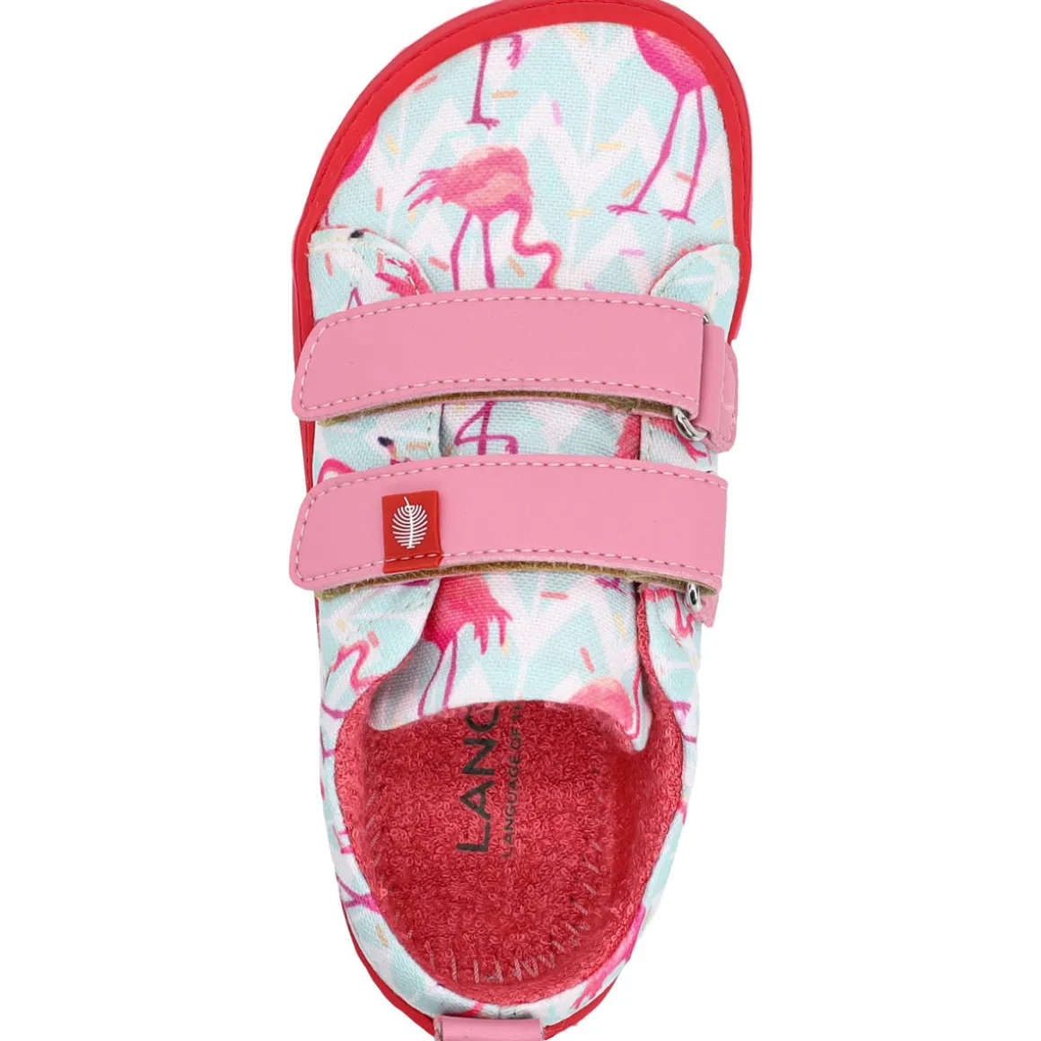 LANG.S Kids ~ Harlequin LowCut Vegan ~ Flamingo