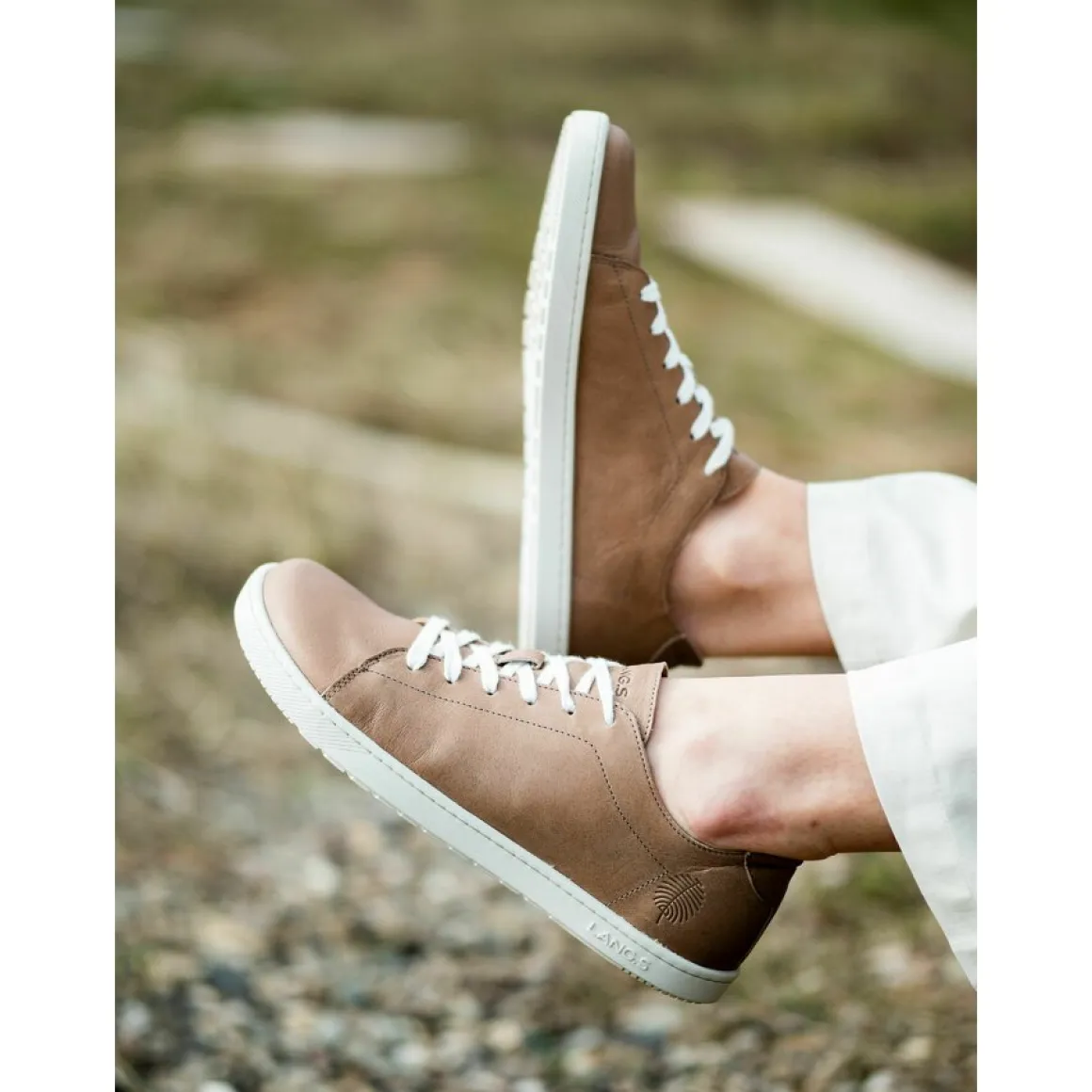 LANG.S ~ Zen LowCut Leder ~ Taupe