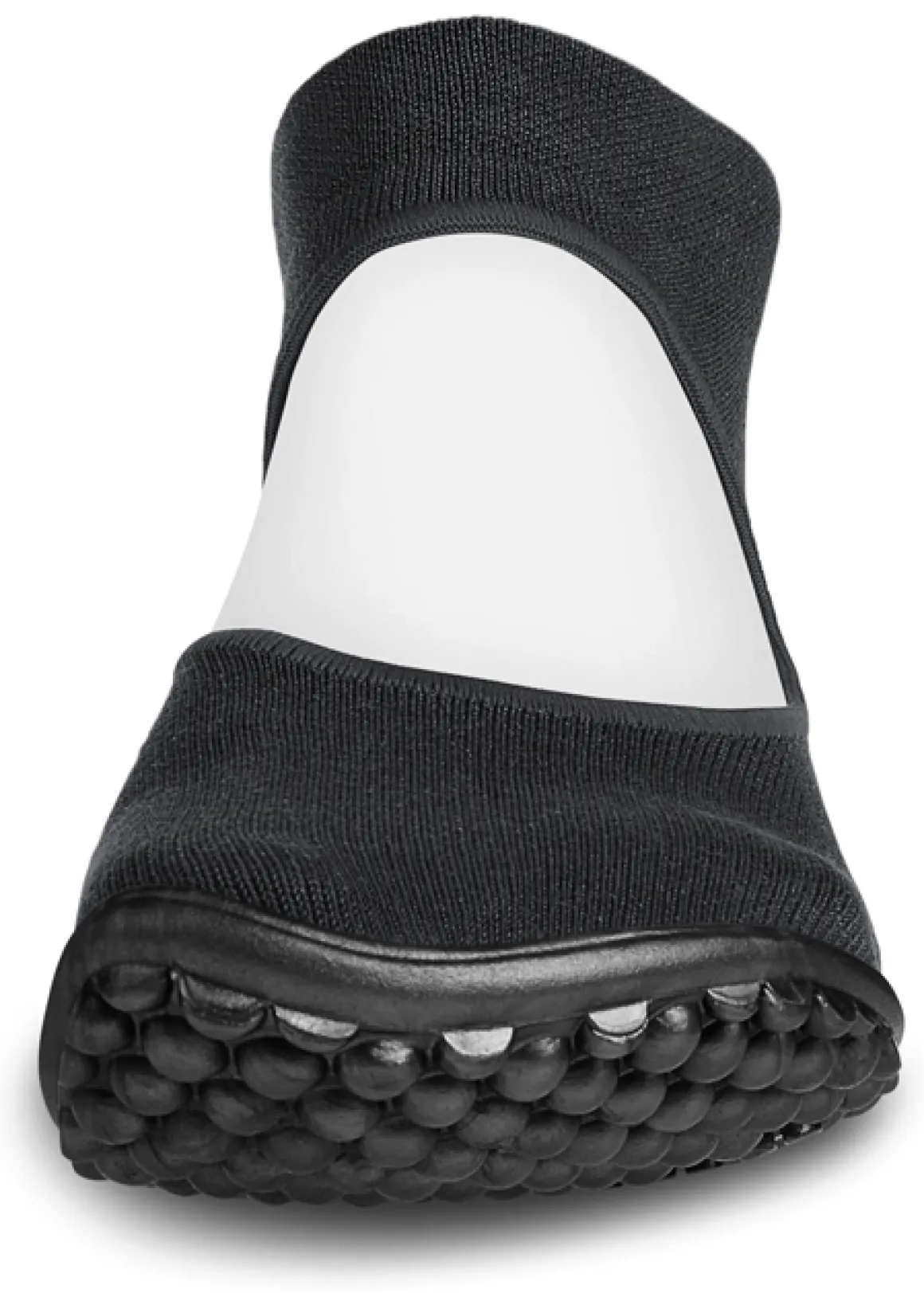 Leguano ~ Sockenschuh Ballerina ~ schwarz