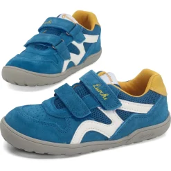 Lurchi ~ Jamin LowCut Sneaker ~ Blue & Yellow