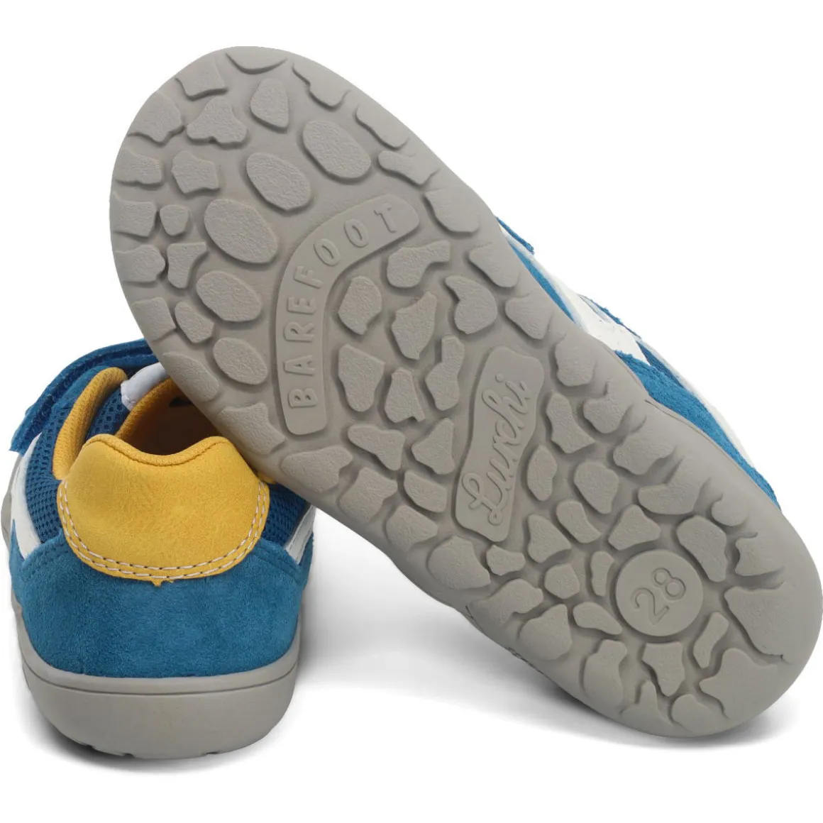 Lurchi ~ Jamin LowCut Sneaker ~ Blue & Yellow