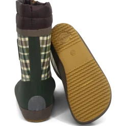 Mikk-Line ~ Gummistiefel Winter ~ Check Green