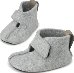 OmaKing ~ Kinder Hausschuh Wollfilz ~ Grey