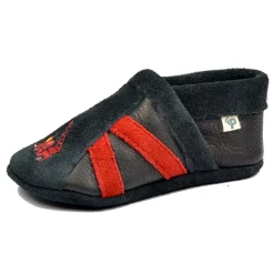 Pantolinos ~ Sportolino Enzian ~ Feuerwehr ~ Streifen feuerrot